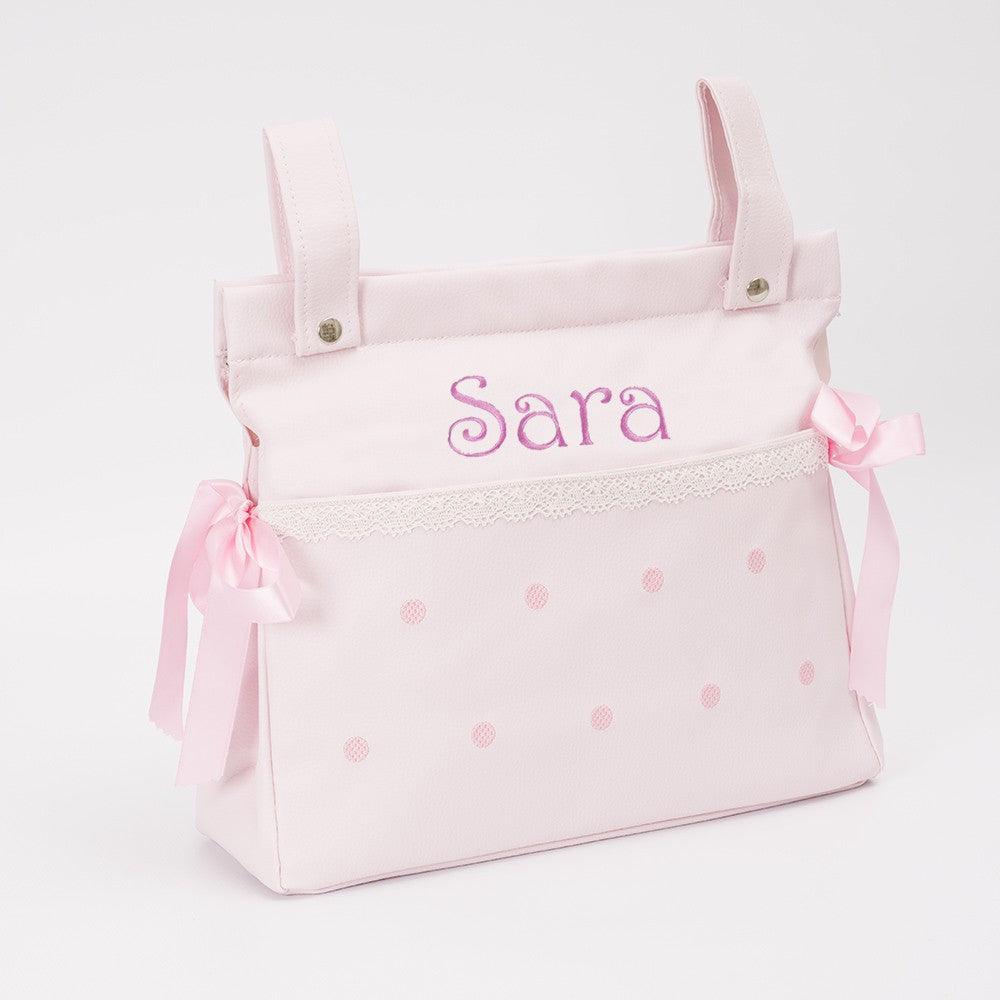 Bolso Panera Carro Bebé Andumodin Polipiel Levante Rosa - Nanetes #